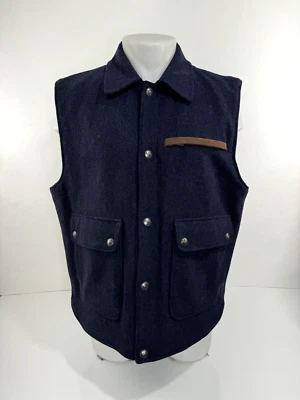 Chaleco CRIPPLE CREEK - LANA Para Hombres XL Ranch Field Barn Western Foto 1 de 4