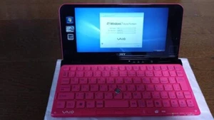 Junk SONY VAIO TYPE P VPCP119KJ Pink Intel Atom Z530 64GB RAM 2GB - Picture 1 of 7