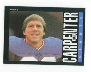 1985TOPPS ROB CARPENTER #113 NEW YORK GIANTS