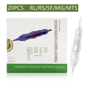 20Pcs Cartridge Needle Sterilized Disposable RL/S,SF,MG,MTS For Biomaser/BMX - Picture 1 of 11