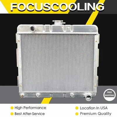 KKS STAMPED TANK 3 ROW ALUMINUM RADIATOR FIT 1970-1972 DODGE DART SMALL BLOCK V8 Foto 1 de 4