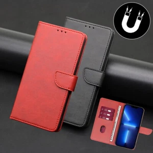 Genuine Leather Case Cover Slot Shockproof For Xiaomi Mi 5X 6X 7 8 9 10 11 12 - Picture 1 of 16