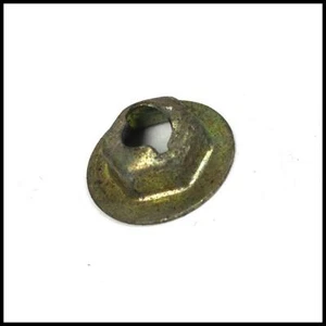 VW MK1 GOLF FRONT DOOR CARD SIDE POCKET SPEAKER PIN FIXING CLAMP NUT & WASHER - Picture 1 of 1