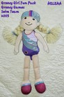 Groovy Girl Doll Helena , OriginalOutfit. Fun Pack Groovy Teams, Swim Team. Nwot