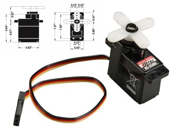 Hitec HS-65MG Mighty Metal Gear Feather Micro Servo U HS65MG/HS65/65MG/65 - Image 1 of 1