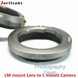 7artisans LM-L Lens Adapter for Leica M Lens to For Leica SL L For Panasonic S1H