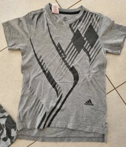 Boys Adidas Grey Predator T Shirt Size M Age 10-12Yrs - Picture 1 of 7