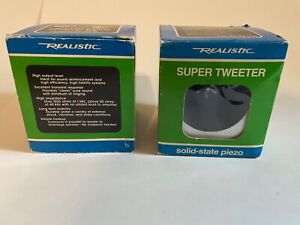 TWO Vintage NEW NOS Realistic Super Tweeters 40-1380 3.75"