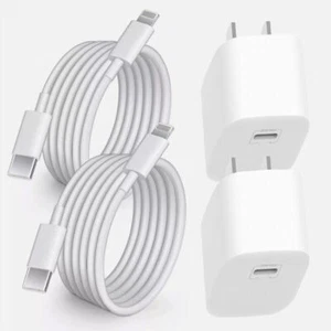 2-Pack Super Fast Charger Type C For iPhone 14 13 12 11 Pro Max Xs XR 8 7 6 Plus - Picture 1 of 3