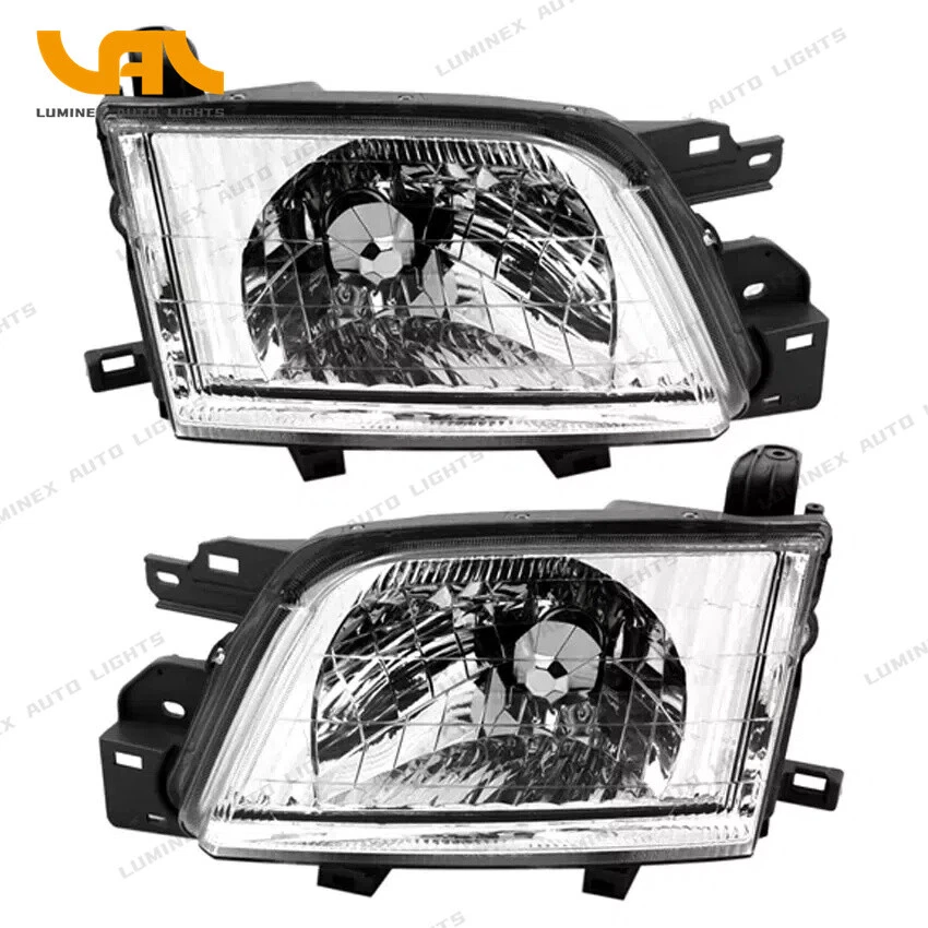 For Subaru Forester Halogen Chrome Headlight 2001-2002 SU2502107 SU2503107 Pair Foto 1 de 4