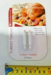 2 Piezas Temporizador Pop-up Pavo Herramienta de Cocina Pollo Carne Aves Pato Jamón - Imagen 1 de 2