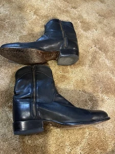 BOTAS VAQUERAS TECOVAS 1012 The Leather Western para hombre 12.5D cremallera lateral México - Imagen 1 de 10