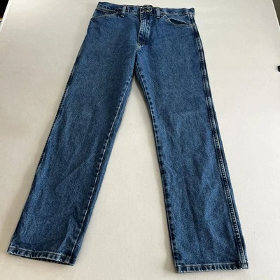 Мужские джинсы Wrangler George Strait 34x32 синий ковбойский покрой 13MGS родео рабочая одежда - Изображение 1 из 4