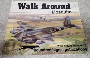 Vtg Squadron Signal Publications Walk Around Mosquito #5515 - Picture 1 of 3