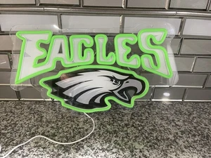 LED Eagles Man Cave Sign. - Picture 1 of 4