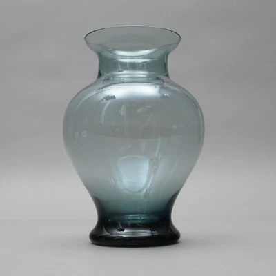 Vintage Glasvase Turmalin WMF Wilhelm Wagenfeld (zugeschrieben) 21 cm V.VÄT - Bild 1 von 3