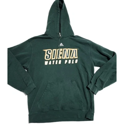 Raro Polo Acuático Universitario Siena Adidas Verde Sudadera con Capucha Atlético Talla Grande L Foto 1 de 4
