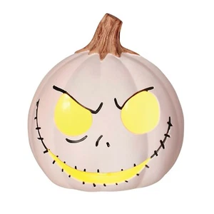The Nightmare Before Christmas Jack Skellington Jack-O-Lantern Light Up Pumpkin - Picture 1 of 5