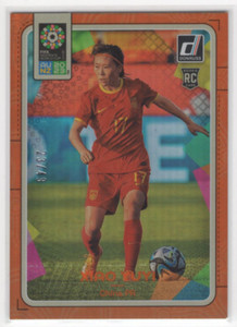 2023 Donruss Women's World Cup Orange #28 Xiao Yuyi /49 - NM-MT