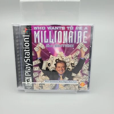 Who Wants to Be a Millionaire: 2nd Edition (Sony PlayStation 1, 2000) CIB - Image 1 of 3