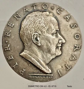 PIER RENATO CASORATI PRESIDENTE ASS. ITALIANA ARTE DELLA MEDAGLIA OPUS ROMAGNOLI - Picture 1 of 6