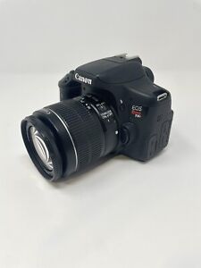 UŻYWANA lustrzanka cyfrowa Canon EOS Rebel T6i 24,2 mp z zestawem obiektywu 18-55mm !!️PRZECZYTAJ!!️