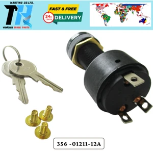 For Marine Hardware Boat 356-01211-12A Heavy Duty Ignition Starter Switch ... - Picture 1 of 16