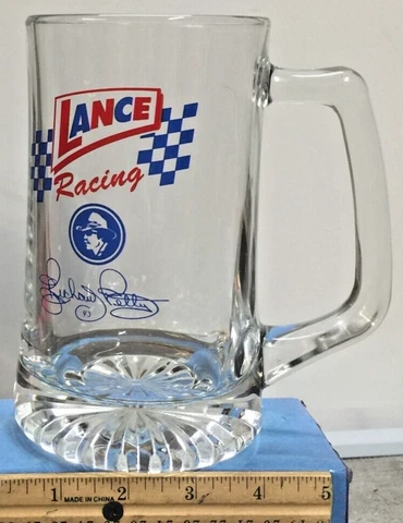 Richard Petty Lance Racing 24oz Glass Beer Stein Cover