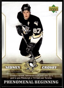 2005-06 Upper Deck Phenomenal Beginning Sidney Crosby Pittsburgh Penguins #18