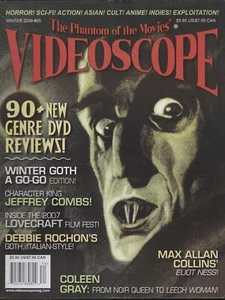 VIDEOSCOPE MAGAZINE # 65 2008 HORROR LOVECRAFT COLEEN GRAY JEFFERY COMBS - Picture 1 of 1