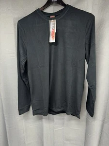 32 Degrees Heat Men's Long Sleeve Base Layer Crewneck Shirt - Black - L - New - Picture 1 of 9