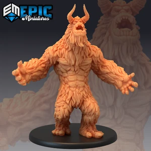 Yeti E | Epic Miniatures | RPG Wargaming 3D Printed Miniature - Picture 1 of 1