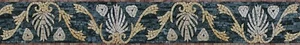 Mosaic Marble Handmade Wall Skirting Floral Decorative Tile Sheet - Picture 1 of 1