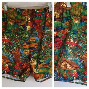 Make Waves Puerto Galera Swim Trunks Tropical Tribal Village Philippines XS - Picture 1 of 13