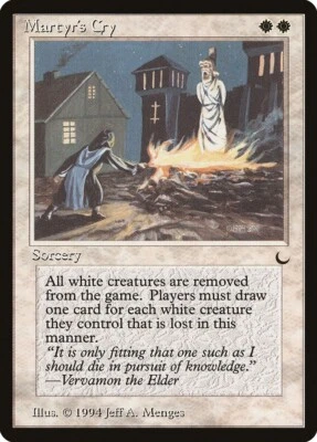 Martyr's Cry (NM) #12 The Dark Rare Reserve List Magic card old school MTG - Image 1 of 3