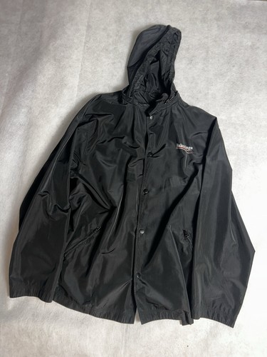 Autentico impermeabile presidenziale Balenciaga con bottoni taglia Xl