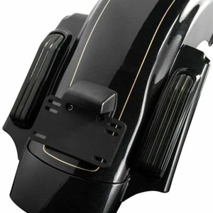 Black Quartz CVO Style Rear Fender System For Harley Davidson Touring 2014+ - Imagen 1 de 8