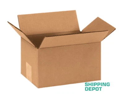 25 Pack Packing Shipping Box 8x6x5 Corrugated Kraft Cardboard Carton Mailers - Image 1 of 4