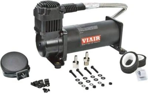 Viair 400C Single Stealth Black 150 PSI Max Air Compressor Train Horns Air Ride - Foto 1 di 2