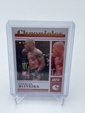 2023 PANINI CHRONICLES UFC GOLD CHARLES OLIVEIRA  4/10
