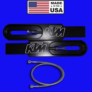 2015-2023 KTM Duke 390 bolt on swingarm extensions, Brake Line "Made In The USA" - Foto 1 di 2