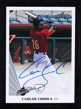 2013 Leaf Memories Auto Carlos Correa #A-CC1 Auto