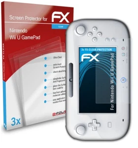 atFoliX 3x Protecteur d'écran pour Nintendo Wii U GamePad clair - Photo 1/9