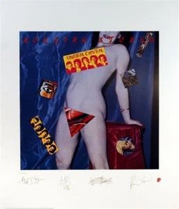 Litografía firmada autografiada con placa de gira Rolling Stone Under Cover - Imagen 1 de 1