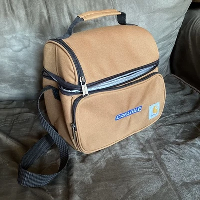 Carhartt Deluxe Insulated Lunch Box Cooler Bag Brown Carlisle Tire PA Premium - Изображение 1 из 4