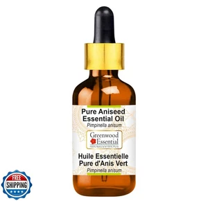 Greenwood Essential Aniseed Essential Oil (Pimpinella anisum) with Glass Drop - Picture 1 of 5