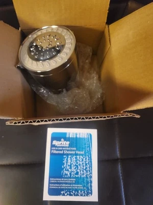 Sprite Showers Chrome Filtered Shower Head 5- Shower Settings New - Image 1 of 3