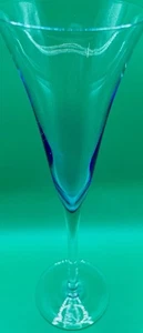 Crate&Barrel Krosno Blue Rhapsody Ombré💙Sektflöte mundgeblasen 10" EUC - Bild 1 von 24