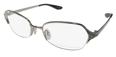 NEW BARTON PERREIRA VALERA EYEGLASS FRAME MENS SIL/BAW JAPAN SILVER HALF-RIM - Image 1 of 4