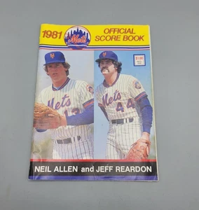 New York Mets 1981 Official Scorebook vs Cubs - Picture 1 of 4